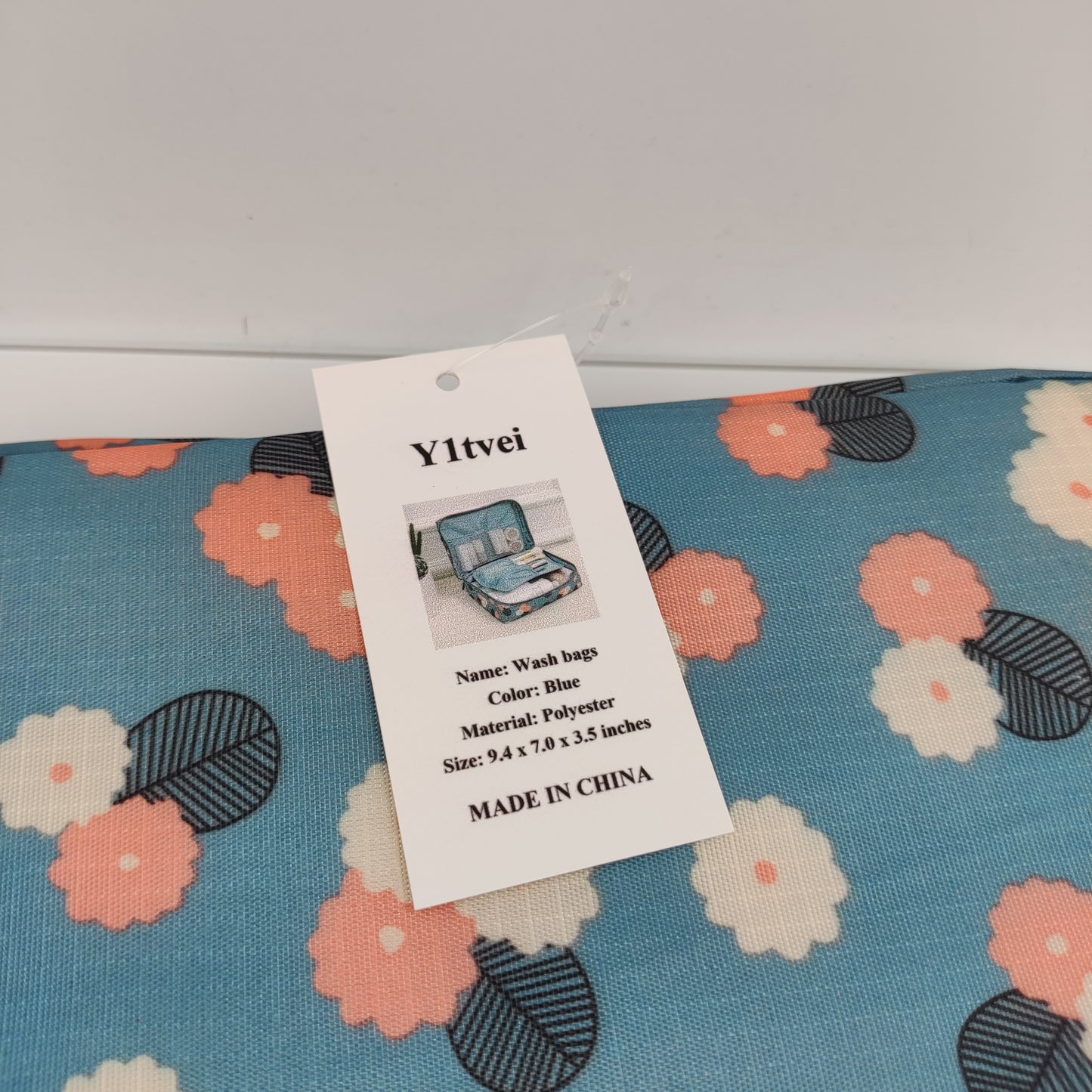 Y1tvei Wash bags blue